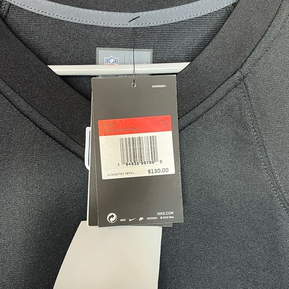 Size L Loose Fit NFL On-Field LasVegas Raiders Derek Carr #4 Jersey Black/White - Picture 8 of 8